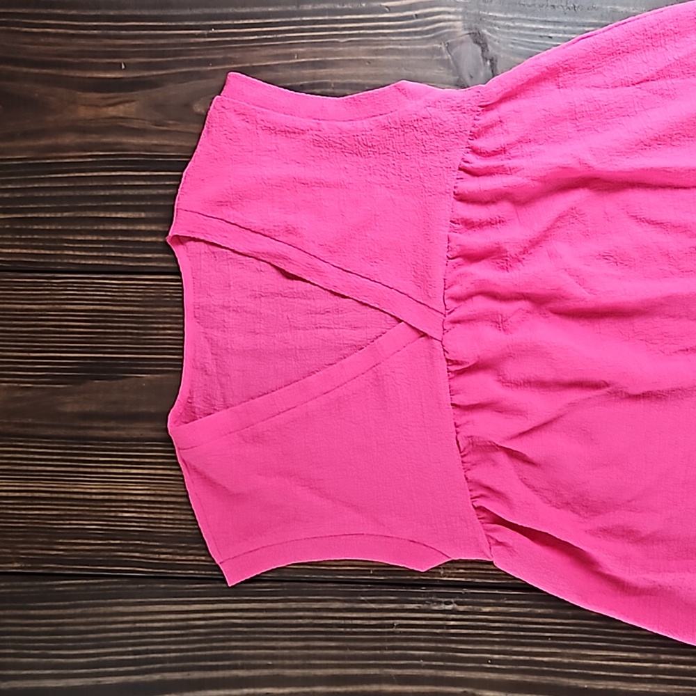 RUFFLED HEM SMOCK DRESS - Picture 5 of 9